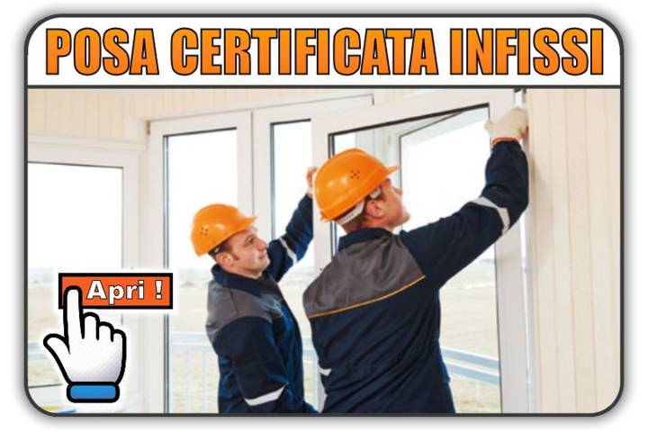 posa certificata infissi Novara finestre